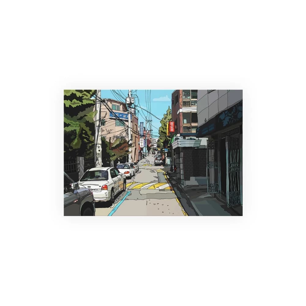 City Moments postcard-5 types