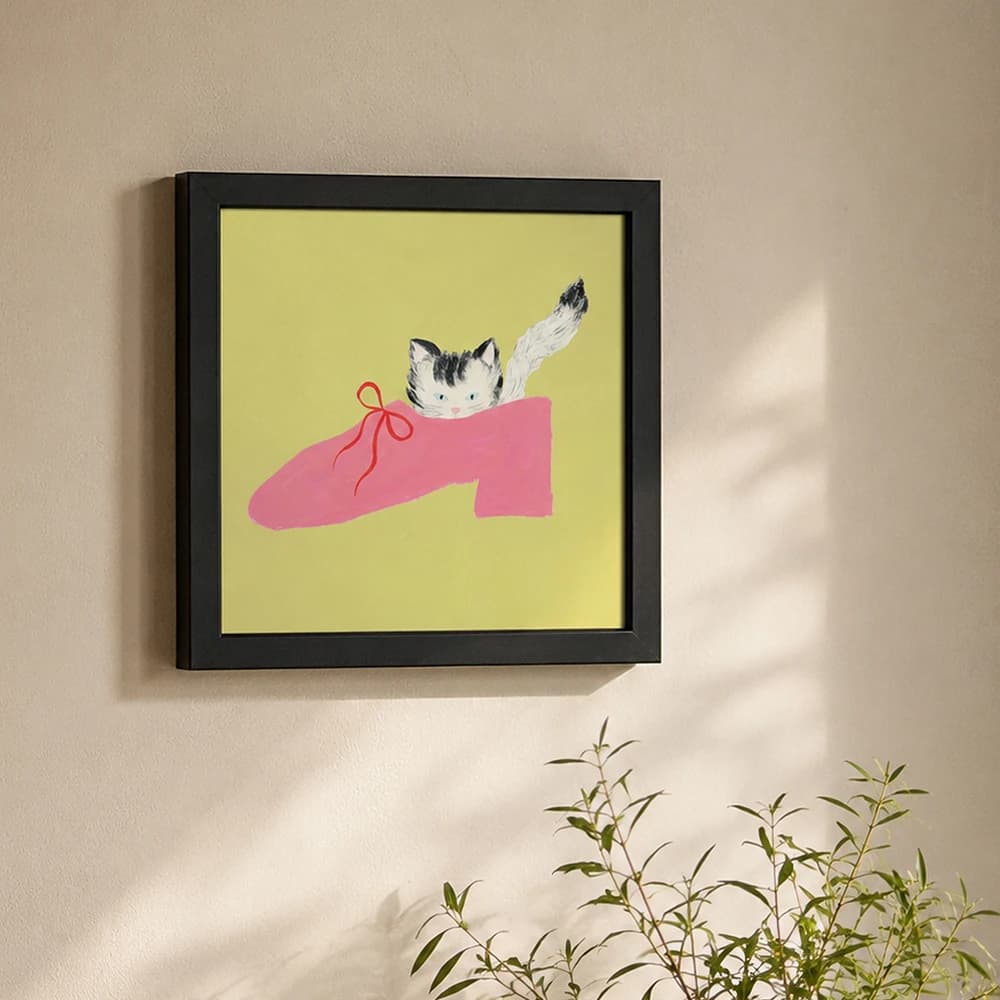 Cat in a shoe