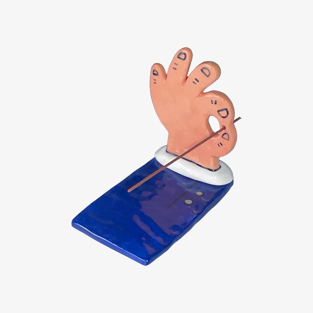 손가락 인센스 홀더